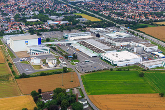 Vue aérienne de ADM WILD Europe GmbH & Co. KG à Eppelheim dans le département Bade-Wurtemberg, Allemagne