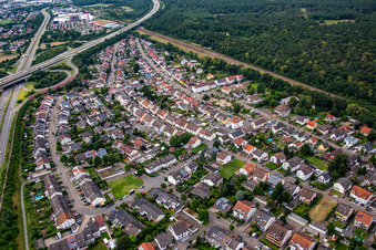 Photographie aérienne de Schwetzingen dans le département Bade-Wurtemberg, Allemagne