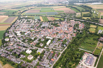 Photographie aérienne de Quartier Mörsch in Frankenthal dans le département Rhénanie-Palatinat, Allemagne
