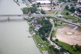 Worms dans le département Rhénanie-Palatinat, Allemagne hors des airs