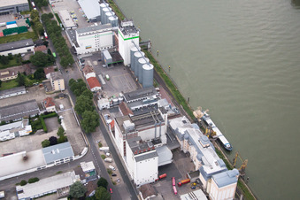 Vue aérienne de RWZ à Worms dans le département Rhénanie-Palatinat, Allemagne