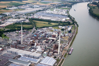 Photographie aérienne de Synthomer Allemagne à Worms dans le département Rhénanie-Palatinat, Allemagne