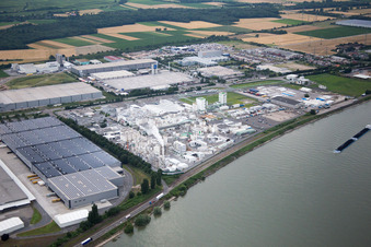 Worms dans le département Rhénanie-Palatinat, Allemagne vue du ciel