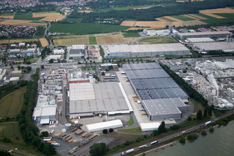 Vue aérienne de VILEDA à Worms dans le département Rhénanie-Palatinat, Allemagne