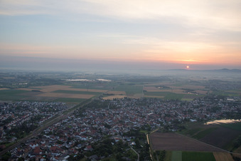 Vue aérienne de Quartier Hofheim in Lampertheim dans le département Hesse, Allemagne