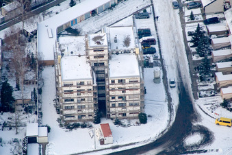 Vue aérienne de Holbeinstraße x Raiffeisenstr à Kandel dans le département Rhénanie-Palatinat, Allemagne