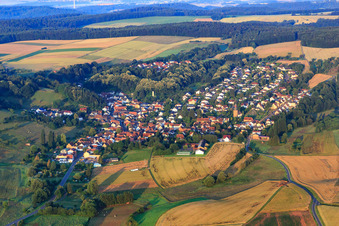 Photographie aérienne de Vue du village depuis le nord-est à Sippersfeld dans le département Rhénanie-Palatinat, Allemagne