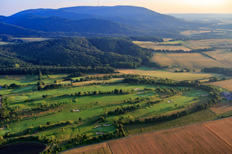 Terrain de golf du Golfclub am Donnersberg eV à Imsbach dans le département Rhénanie-Palatinat, Allemagne vue d'en haut
