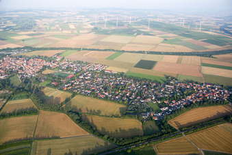 Armsheim dans le département Rhénanie-Palatinat, Allemagne d'en haut