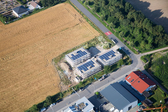 Quartier Auerbach in Bensheim dans le département Hesse, Allemagne vu d'un drone