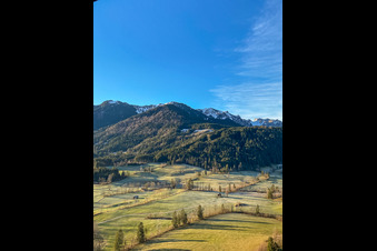 Vue aérienne de Vue du Brauneck à Lenggries dans le département Bavière, Allemagne