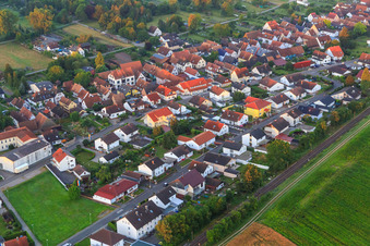 Photographie aérienne de À Ziegelfeld à le quartier Schaidt in Wörth am Rhein dans le département Rhénanie-Palatinat, Allemagne