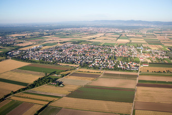 Vue aérienne de Quartier Böhl in Böhl-Iggelheim dans le département Rhénanie-Palatinat, Allemagne