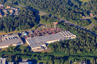 Vue aérienne de BAUHAUS Speyer à Speyer dans le département Rhénanie-Palatinat, Allemagne