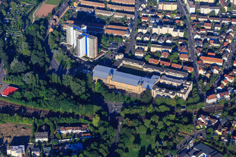 Vue aérienne de Florhof An d. Baumwollspinnerei à Speyer dans le département Rhénanie-Palatinat, Allemagne