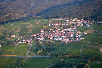 Quartier Gleiszellen in Gleiszellen-Gleishorbach dans le département Rhénanie-Palatinat, Allemagne hors des airs
