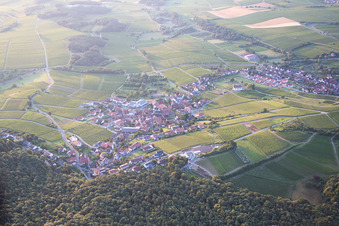 Vue d'oiseau de Quartier Gleishorbach in Gleiszellen-Gleishorbach dans le département Rhénanie-Palatinat, Allemagne