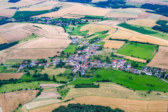 Photographie aérienne de Homberg dans le département Rhénanie-Palatinat, Allemagne