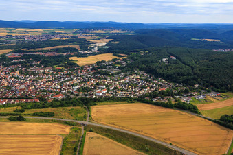 Photographie aérienne de Vue de la ville depuis le nord à Eisenberg dans le département Rhénanie-Palatinat, Allemagne