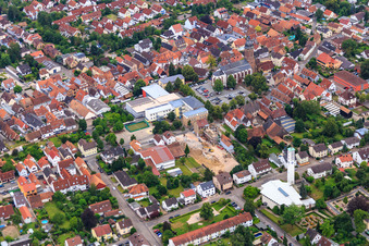 Vue aérienne de Nouveau chantier à Goethestr à Kandel dans le département Rhénanie-Palatinat, Allemagne
