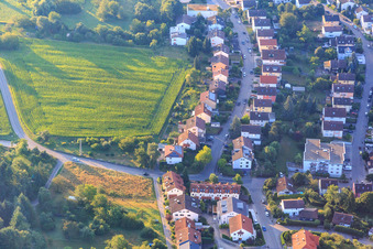 Vue aérienne de À Rothsberg à Ispringen dans le département Bade-Wurtemberg, Allemagne