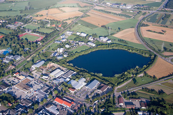 Vue aérienne de Volocopter à Forst dans le département Bade-Wurtemberg, Allemagne