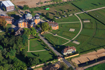 Ermitage Waghäusel à Waghäusel dans le département Bade-Wurtemberg, Allemagne d'en haut