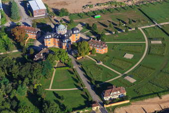 Ermitage Waghäusel à Waghäusel dans le département Bade-Wurtemberg, Allemagne hors des airs