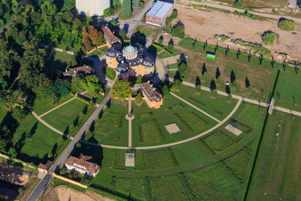 Ermitage Waghäusel à Waghäusel dans le département Bade-Wurtemberg, Allemagne vue du ciel