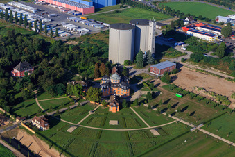 Enregistrement par drone de Ermitage Waghäusel à Waghäusel dans le département Bade-Wurtemberg, Allemagne