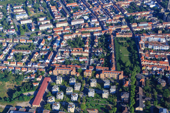 Vue aérienne de Hans-Stempel-Straße x Franz-Schöberl-Straße à Speyer dans le département Rhénanie-Palatinat, Allemagne