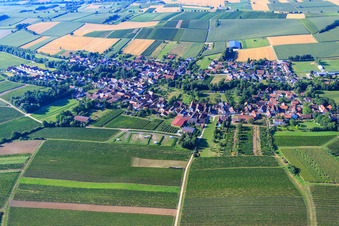 Vue d'oiseau de Place de parking pour camping-car Geiger Dierbach à Dierbach dans le département Rhénanie-Palatinat, Allemagne