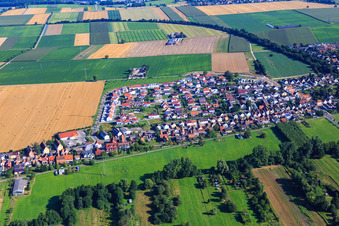 Vue oblique de Sur la haute piste à Kandel dans le département Rhénanie-Palatinat, Allemagne
