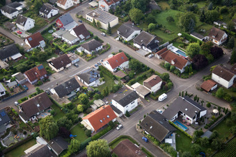 Image drone de Maxburgstr à le quartier Billigheim in Billigheim-Ingenheim dans le département Rhénanie-Palatinat, Allemagne