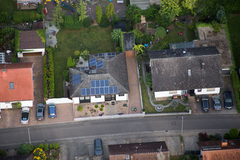 Vue oblique de Quartier Billigheim in Billigheim-Ingenheim dans le département Rhénanie-Palatinat, Allemagne
