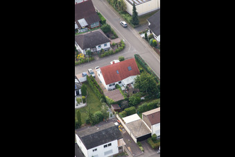 Maxburgstr à le quartier Billigheim in Billigheim-Ingenheim dans le département Rhénanie-Palatinat, Allemagne vue d'en haut