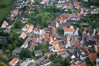 Image drone de Quartier Billigheim in Billigheim-Ingenheim dans le département Rhénanie-Palatinat, Allemagne