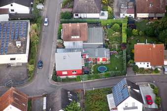 Quartier Billigheim in Billigheim-Ingenheim dans le département Rhénanie-Palatinat, Allemagne d'un drone