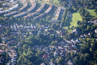 Quartier Hohenwettersbach in Karlsruhe dans le département Bade-Wurtemberg, Allemagne hors des airs