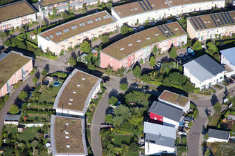 Photographie aérienne de Quartier Hohenwettersbach in Karlsruhe dans le département Bade-Wurtemberg, Allemagne