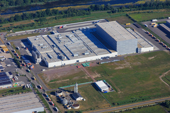 Vue aérienne de MEG Wörth am Rhein GmbH à Wörth am Rhein dans le département Rhénanie-Palatinat, Allemagne