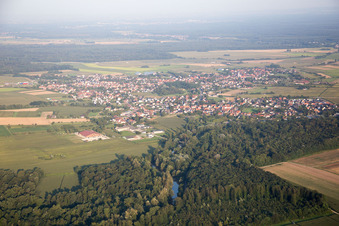 Vue oblique de Stattmatten dans le département Bas Rhin, France