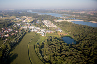 Photographie aérienne de Quartier Freistett in Rheinau dans le département Bade-Wurtemberg, Allemagne