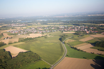 Vue aérienne de Quartier Diersheim in Rheinau dans le département Bade-Wurtemberg, Allemagne