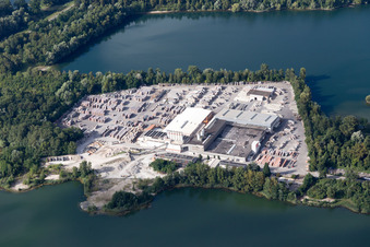 Quartier Eggenstein in Eggenstein-Leopoldshafen dans le département Bade-Wurtemberg, Allemagne hors des airs
