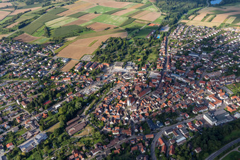 Knittlingen dans le département Bade-Wurtemberg, Allemagne d'en haut
