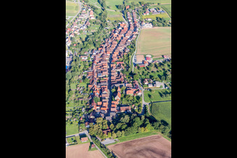Vue aérienne de Quartier Schützingen in Illingen dans le département Bade-Wurtemberg, Allemagne