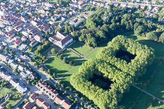 Photographie aérienne de Parc du château et château de Freidental à Freudental dans le département Bade-Wurtemberg, Allemagne