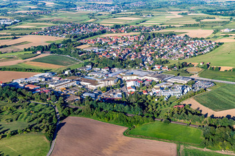 Vue aérienne de Quartier Waldrems in Backnang dans le département Bade-Wurtemberg, Allemagne
