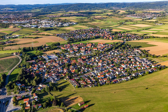 Vue aérienne de Quartier Waldrems in Backnang dans le département Bade-Wurtemberg, Allemagne